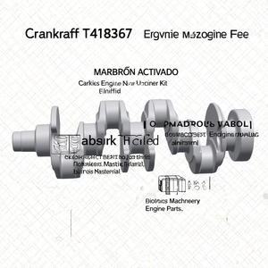 Vilebrequin T418367 de remplacement pour moteur diesel Perkins - Nouveau kit de chemises en plastique - Product Image 2