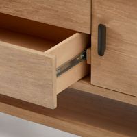 Nouvelle arrivée Media Console Table Matériau en bois de haute qualité Style moderne pour les meubles de salon à domicile