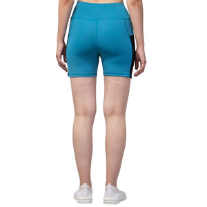 Short scrunch de fitness avec logo personnalisé pour femmes, respirant, sans couture, côtelé, pour l'entraînement sportif, pour le yoga, pour femmes, teint en plaine - Product Image 3