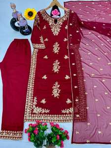 DESIGNER HEAVY PARTY WEAR PRECIOSO TOP CON PLAZZO - Product Image 3