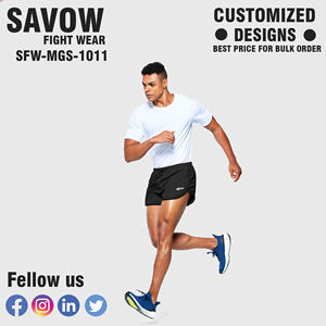 Pantalones cortos deportivos clásicos para hombre, diseño deportivo atemporal con mezcla de algodón transpirable, cintura elástica y bolsillos para gimnasio - Product Image 6