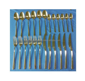 Juego de cubiertos de acero inoxidable de metal de alta calidad de diseño estándar Juego de cubiertos en artículos de comedor para utensilios de cocina - Product Image 4