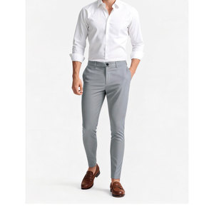 Pantalón Chino para Hombre, el Mejor Producto, la Mejor Calidad, Estilo Casual, Cierre de Botones, Cintura Elástica, Fácil de Usar, Bolsillos Regulares - Product Image 4