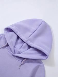 Sudadera con Capucha de Forro Polar para Mujer, Otoño 2025, Talla Grande, Manga Larga, Cómoda, Informal, Transpirable, de Punto - Product Image 4