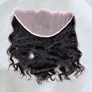 Extensiones de cabello indio virgen 100%, cierre Frontal de encaje de gran calidad, extensiones de cabello corporal Yaki de onda de agua profunda vietnamita - Product Image 4