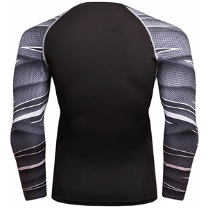 <b>Rashguard</b>/ <b>Rashguard</b> Mma Rash Guard Long Sleeves Digital Sublimation Printed Sportswear for Unisex with Customized logo - Product Image 3