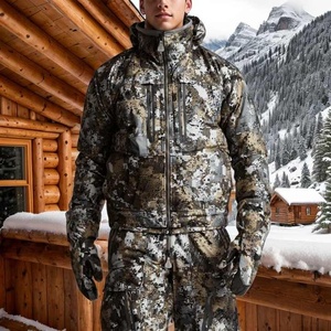 Venta al por mayor último personalizado de alta calidad impermeable suave Shell pato horno caza al aire libre chaquetas trajes de pesca Marsh Hunting - Product Image 1