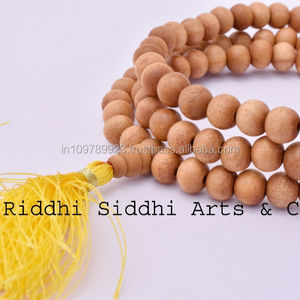 ลูกปัดไม้ไม้จันทน์ดั้งเดิมลูกปัดมาลากลมหลวม - Product Image 1