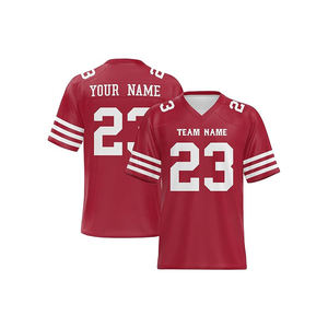 Wholesale Custom American Football Jerseys <b>Men</b> Team Uniforms Tackle Twill Embroidery OEM Sportswear - Product Image 2