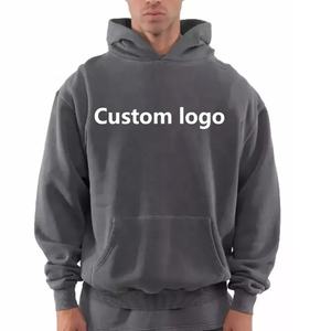 Sudadera con capucha para hombre, con estampado de farol y pantalla bordada, con logo personalizado, unisex - Product Image 1