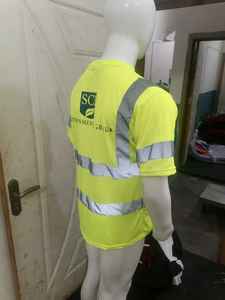 2025 <b>High</b> Quality Breathable Safety Construction Uniform Customized Reflective Hi <b>Vis</b> <b>shirt</b> Work <b>t</b> <b>Shirt</b> Safety Security <b>shirt</b> - Product Image 2