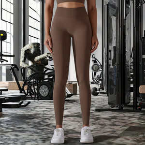 High Quality Women Seamless Yoga Pants High Waist Butt Lifting <b>Tight</b> Sport Leggings Lightweight Solid <b>Pattern</b> - Product Image 3