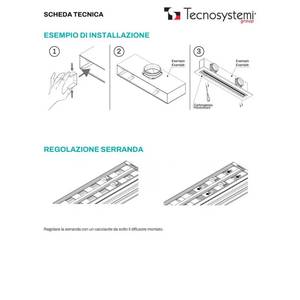 Diffusore Lineare in PVC Anti-Condensa Tecnosystemi con Smorzatore a 2 Fessure per Sistemi HVAC - Product Image 6