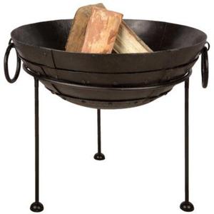 Ferme feu de joie support Antique rouille fini Kadai bol avec trépied support maison jardin affichage Portable foyer prix de gros - Product Image 6