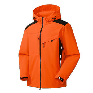 Veste imperméable soft shell coupe-vent de haute qualité au design personnalisé Veste imperméable Hommes femmes Vente en gros OEM Respirant - Product Image 1