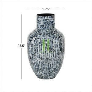 Haute Qualité Nacre Vase Décoration Maison Fleur Vase Moderne OEM Conception Personnaliser À La Main En Gros - Product Image 1
