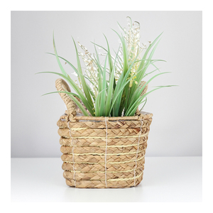 Vietnam Panier De Fleurs Naturel Bambou Rotin Paniers De Stockage Jacinthe D'eau Seagrass Conteneurs De Stockage-SF2018 - Product Image 1