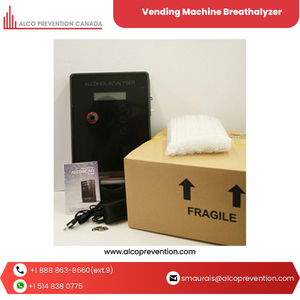 Công Nghệ Cảm Biến Pin Nhiên Liệu Điện Hóa Tiên Tiến AlcoScan AL4000 Máy Đo Hơi Thở Phong Cách Bán Hàng Tự Động Chạy Tiền Xu - Product Image 2