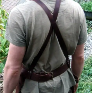 Tablier de cuisine bavoir de travail en cuir véritable unisexe de haute qualité pour chef à usage domestique - Product Image 4