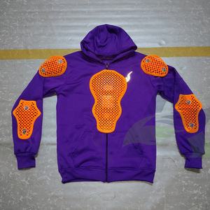 Nouvelles fonctionnalités sweats à capuche moto imperméables pour hommes doublure en aramide sweats à capuche moto de protection avec coussinets orange sweats à capuche niveau 2 - Product Image 1