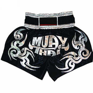 2024 pantalones cortos de compresión UFC Kickboxing MMA para hombre sublimación personalizada patrón sólido estilo Casual al por mayor - Product Image 2