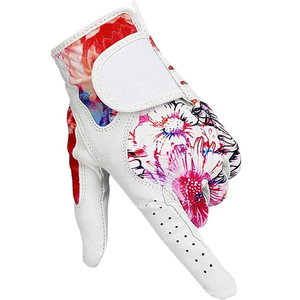 Gants de golf en cuir véritable, vente en gros, très demandés, avec sangle de poignet réglable, couleurs et tailles personnalisées pour hommes et femmes, utilisation en extérieur - Product Image 3