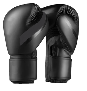 Gants de boxe MMA personnalisés de haute qualité, 8 oz, en cuir PU, imperméables, avec fermeture universelle - Product Image 1