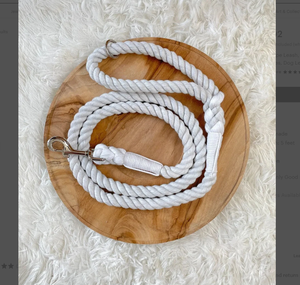 Handmade Cotton Dog Rope <b>Leash</b> Customized Colored Cotton Rope Handmade Dog <b>Leash</b> <b>Pet</b> <b>Leash</b> Set - Product Image 2