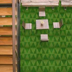 Césped artificial personalizado, resistente al clima, césped de jardín de infantes, alfombra artificial de fútbol, césped sintético - Product Image 6