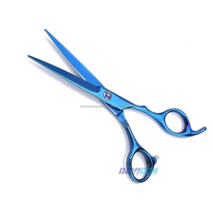 กรรไกรตัดผมไทเทเนียมสีฟ้าวัสดุสแตนเลส - Product Image 4