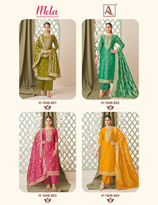 Trajes de diseñador de Jacquard puro a fuego lento superventas con bordado de diamantes disponible al mejor precio - Product Image 3