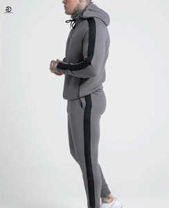 Nuevo chándal a rayas para hombre, traje de dos piezas con cremallera, otoño moda Primavera, sudaderas y pantalones de chándal, conjunto de ropa deportiva masculina de talla grande - Product Image 6