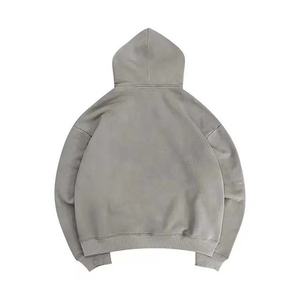 Cotton blended Wholesale Men Acid Wash Hoodie / Hot Sale Streetwear Custom Made Men Acid Wash Hoodies - Product Image 3