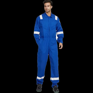 Vêtements de travail en coton haute visibilité, manches longues, uniforme de sécurité réfléchissant, ouvriers du bâtiment, porteurs, électriciens, combinaison - Product Image 4