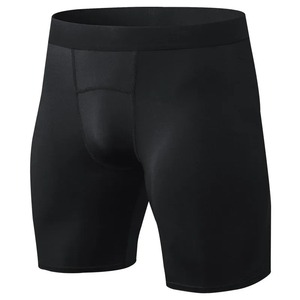 Pantalones cortos de compresión para hombre, ropa interior deportiva de secado rápido, pantalones cortos ajustados para entrenamiento de gimnasia, pantalones cortos para correr, venta al por mayor, ropa atlética de capa Base - Product Image 4