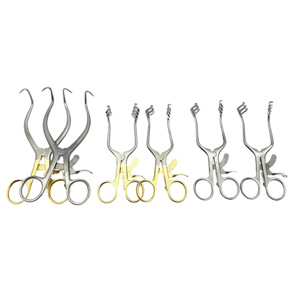 Juego de instrumentos veterinarios de acero inoxidable Weitlaner profesional Manual 5,5 6,5 retractores de puntas romas 3x4 quirúrgicos | OldMed - Product Image 4