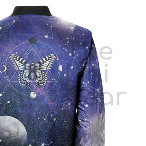 Blouson bomber sport oversize pour homme, streetwear tendance, style varsity baseball, hiver, décontracté, respirant, écologique, personnalisable sur le devant - Product Image 2