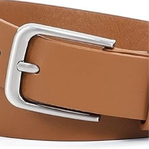 Cinturones de Cuero en Oferta para Hombre, Color Sólido, Logotipo Personalizado, Alta Calidad, Hebilla de Aleación, Cuero Vacuno, MOQ Bajo, Premium, Formal, Duradero y Elegante - Product Image 2