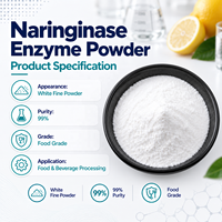 Naringinase Enzympoeder 99% Voedingsmiddelenkwaliteit Enzym Ingrediënt Groothandel Leverancier voor Citrusvruchtensapverwerking Debittering