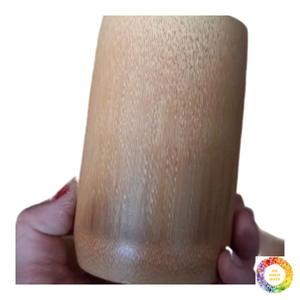 <b>Bamboo</b> Water Cup Handmade <b>Bamboo</b> Drinking <b>Mug</b> Wooden Tumbler for Water or Tea for Restaurant Hotel <b>Travel</b> Set Export Use - Product Image 1