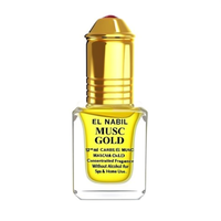 12*5ml El Nabil Musc Gold Aceite Concentrado Tamaño Muestra Larga Duración Estilo Árabe Francés Sin Alcohol para Uso en SPA