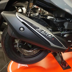 Adesivi 3D in Resina per Protezione Silenziatore Moto Compatibili con Honda Forza 350 2022-25 - Product Image 1