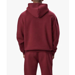 Chándales de algodón 100% de calidad superior para hombre, transpirables, para gimnasio, entrenamiento de invierno, logotipo personalizado, estilo camisa, trajes de tela polar - Product Image 2