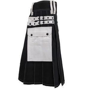 Kilts écossais pour hommes de haute qualité personnalisés avec logo personnalisé, vente en gros, kilt utilitaire fabriqué au Pakistan, accessoires d'instruments de musique - Product Image 1
