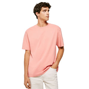 Camiseta Lisa unisex de 100% algodón, camiseta de manga corta con cuello redondo de alta calidad, Camiseta de punto con serigrafía antiarrugas personalizada - Product Image 6