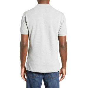 Polo de golf pour homme 2025 OEM, 100 % coton biologique, écoresponsable, de luxe, à manches courtes, boutonné, pour l'été - Product Image 2