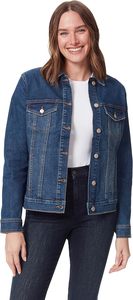 Women Denim <b>jacket</b> 3/4 Sleeve Retro Short Denim <b>Jackets</b> Light Blue Jean Coats - Product Image 5