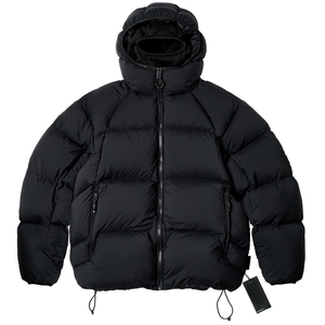 Blouson matelassé léger avec cagoule intégrale, résistant à l'eau, fermeture éclair, personnalisation de la marque, vêtements d'hiver pour hommes, OEM - Product Image 1