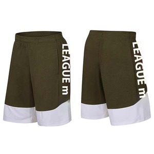 Pantalon de sport d'été 100% coton pour hommes, short de fitness solide à séchage rapide pour entraînement décontracté, motif tricoté grande taille - Product Image 3
