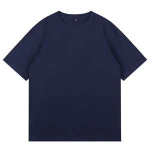 T-shirt vierge en gros T-shirt en coton tricoté à col rond à manches courtes surdimensionnées pour hommes T-shirt Design personnalisé pour hommes - Product Image 3